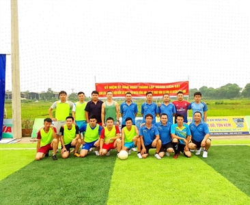 Viện kiểm sát nhân dân huyện Đông Anh tổ chức giao lưu bóng đá kỷ niệm 57...